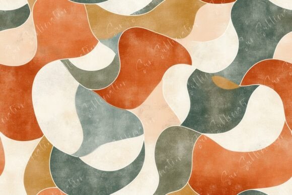 Abstract Flowing Patterns Seamless