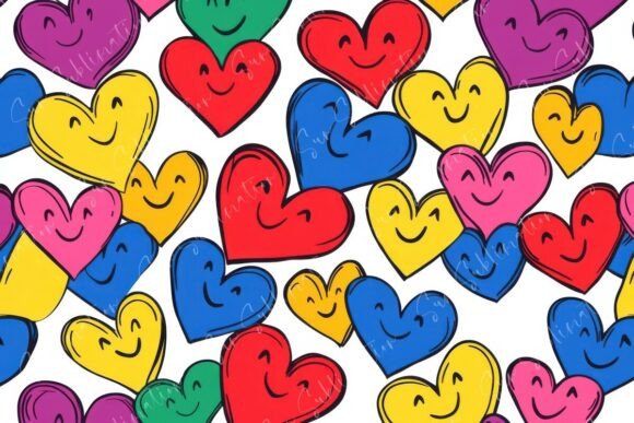 Bringing Joy to Your Projects with Colorful and Cheerful Heart Patterns