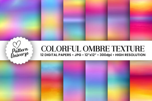 Colorful Ombre Gradient Backgrounds: Creative Uses and Benefits