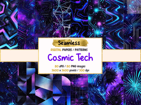 Cosmic Tech Seamless Digital Papers: Integrating Futuristic Design Into Your Workflow