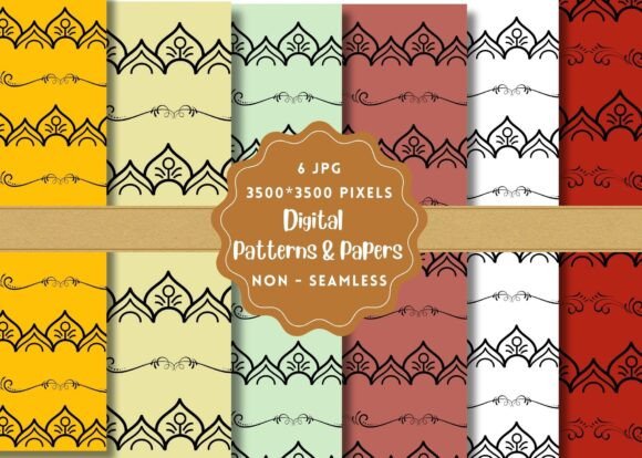 Damask Digitial Paper Patterns: A Versatile Resource for Creators and Entrepreneurs