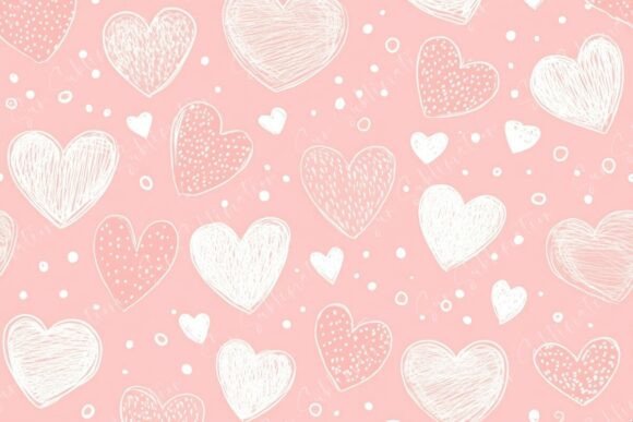 Evaluating Endearing Heart Patterns on a Soft Pink: A Guide to Digital Asset Selection