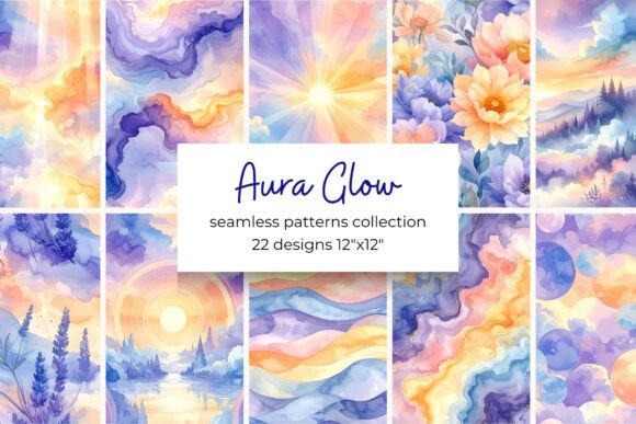 Illuminating Creativity: A Comprehensive Guide to the Aura Glow Pastels Digital Paper Collection