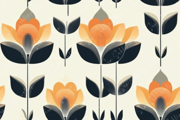 Stylized Floral Patterns Seamless