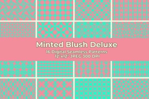Transform Your Creative Projects with Minted Blush – 16 Seamless Patterns