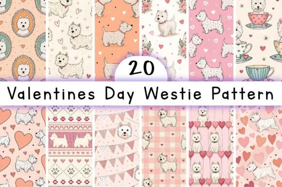 Valentines Day Westie Pattern: A Creative Spark for Modern Design Projects